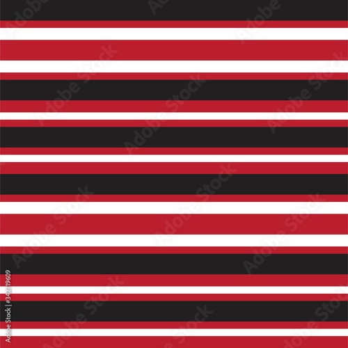 Red Stripe seamless pattern background in horizontal style