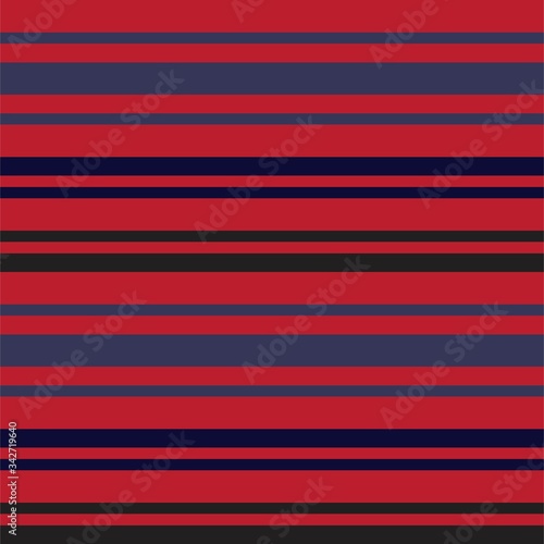 Red Stripe seamless pattern background in horizontal style
