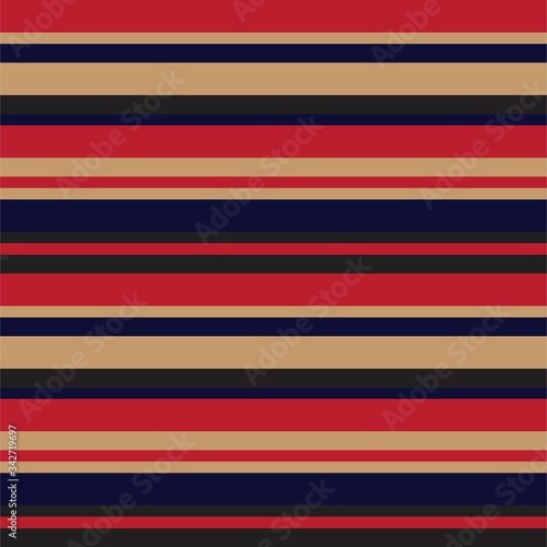 Red Stripe seamless pattern background in horizontal style
