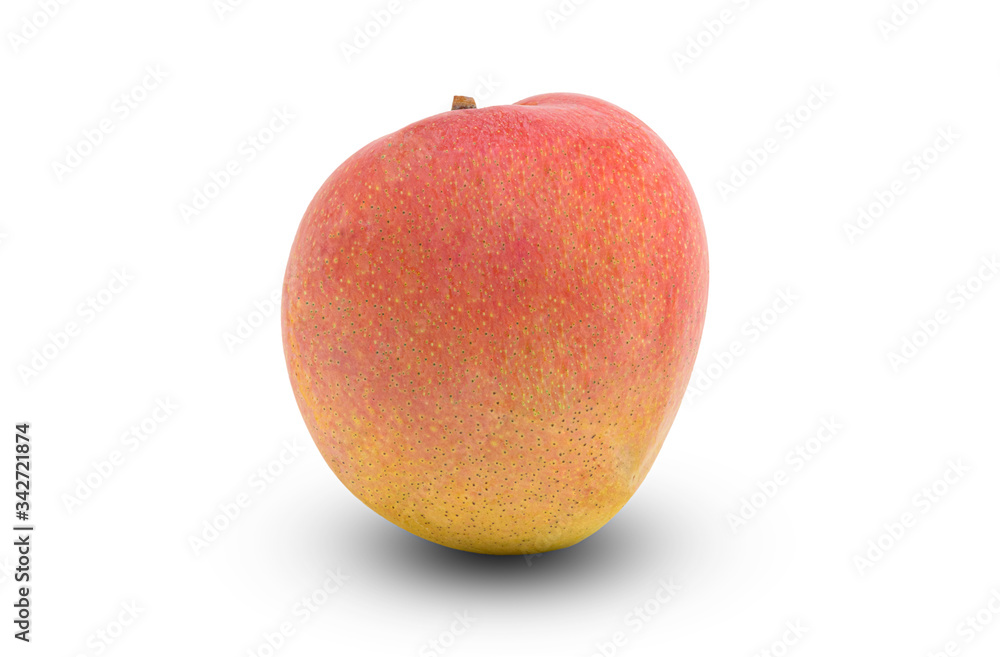 Mango fruit isolated on white background with clipping path. Mango fruit isolated on white background with clipping path.