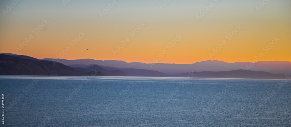 sunrise over Baikal sunrise over Baikal