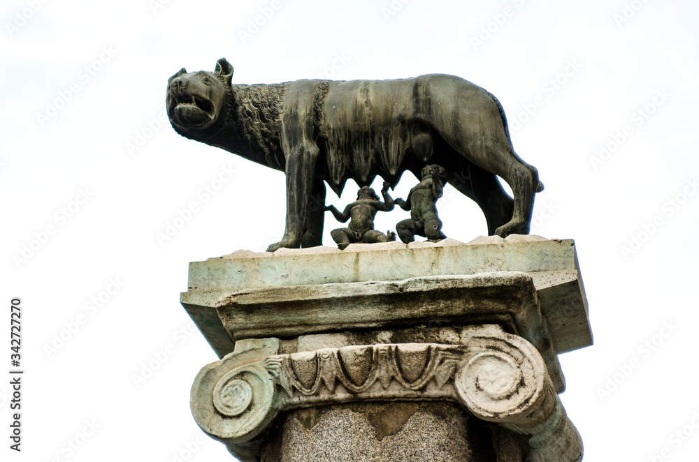 Caritolian she-wolf. Rome. Italy Caritolian she-wolf. Rome. Italy