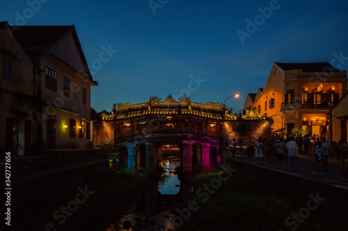 view of Hoi An ancient town, UNESCO world heritage, at Quang Nam province. Vietnam. Hoi An is one of the most popular destinations in Vietnam  © Hien Phung