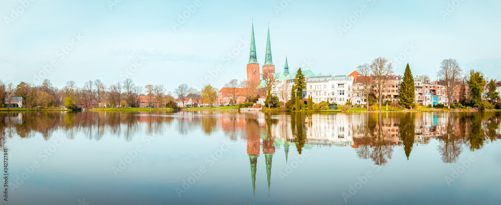 Panorama Lübeck Germany 