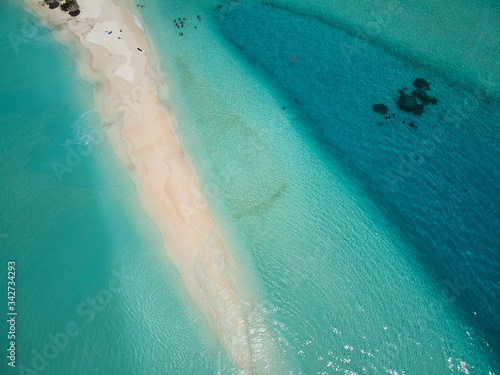 Deserti island in Maldives 