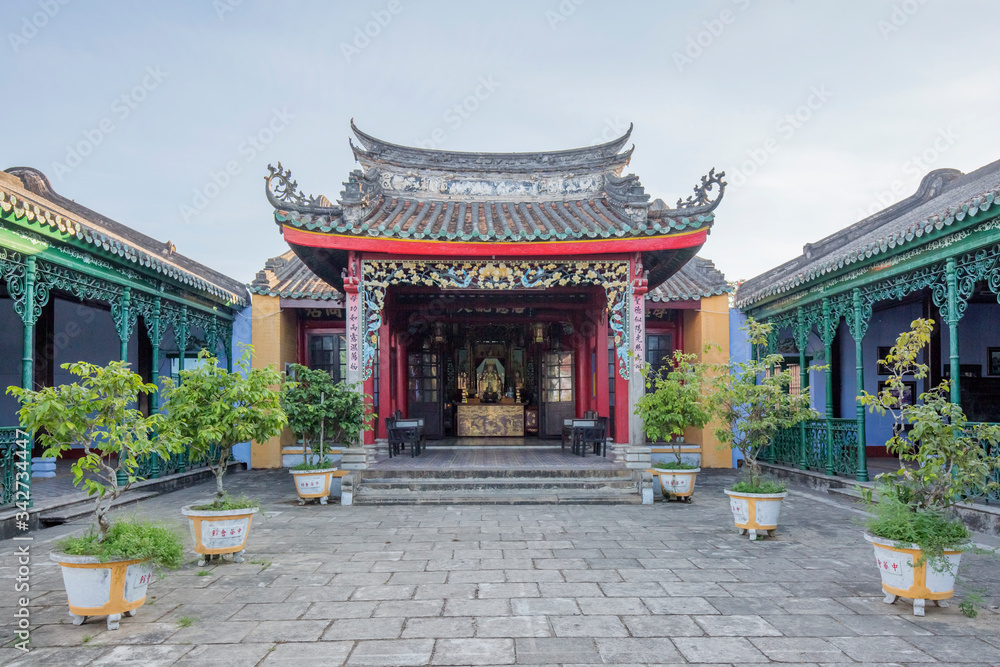 view of Hoi An ancient town, UNESCO world heritage, at Quang Nam province. Vietnam. Hoi An is one of the most popular destinations in Vietnam
