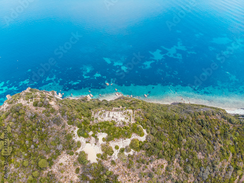monte bello elba island and sea