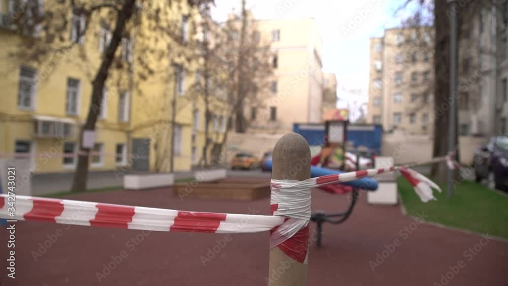 Empty children's playgrounds during quarantine by reason of coronavirus, covid-19 virus threat. Empty children's playgrounds during quarantine by reason of coronavirus, covid-19 virus threat.