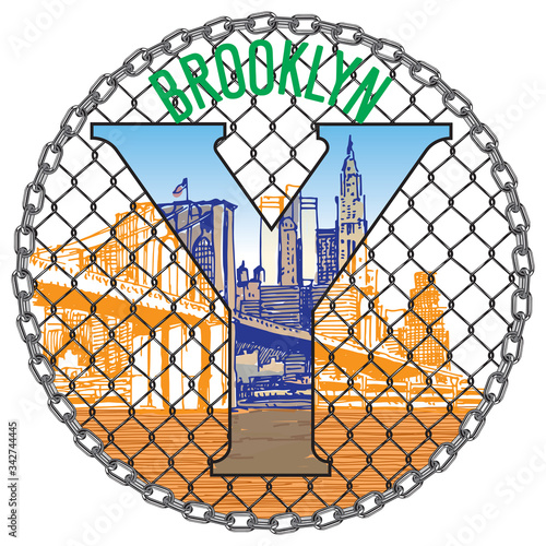 
emblem new york manhattan brooklyn