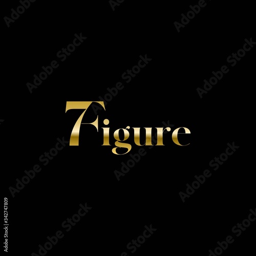 7 figure logo design inspiration . 7 figure logo template