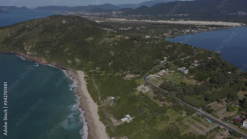 Daytime drone flight over Mole beach in Florianópolis, Santa Catarina, Brazil
Daytime drone flight over Mole beach in Florianópolis, Santa Catarina, Brazil