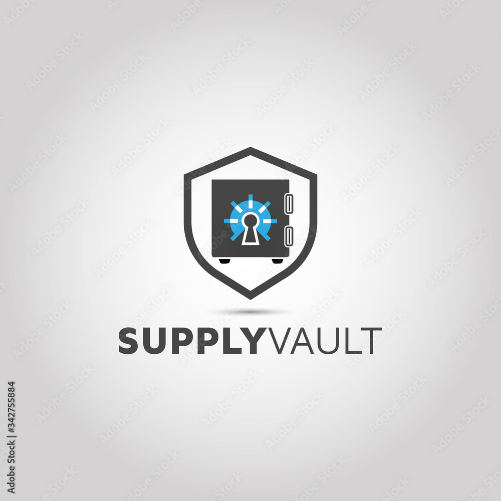 Security vault logo | Technology Security Vault Logo | vector design Security vault logo | Technology Security Vault Logo | vector design