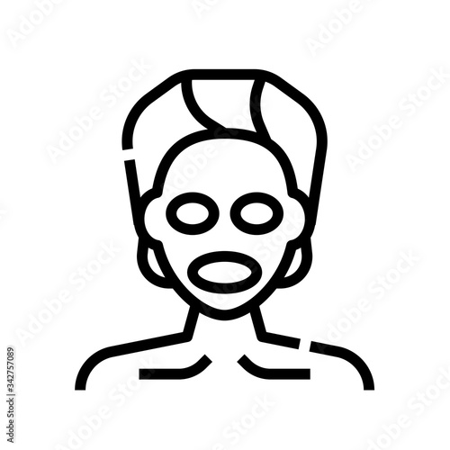 Facial treatment  spa  face  beauty  relax  wellness  treatment icon