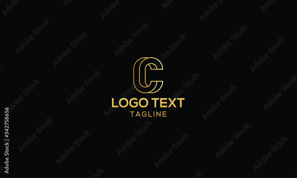 CC Letter logo design template vector Sign Symbol Monogram CC Letter logo design template vector Sign Symbol Monogram