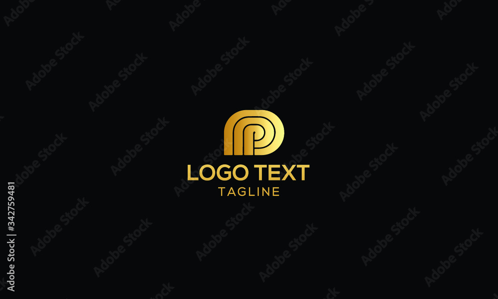 P Letter logo design template vector Sign Symbol Monogram P Letter logo design template vector Sign Symbol Monogram