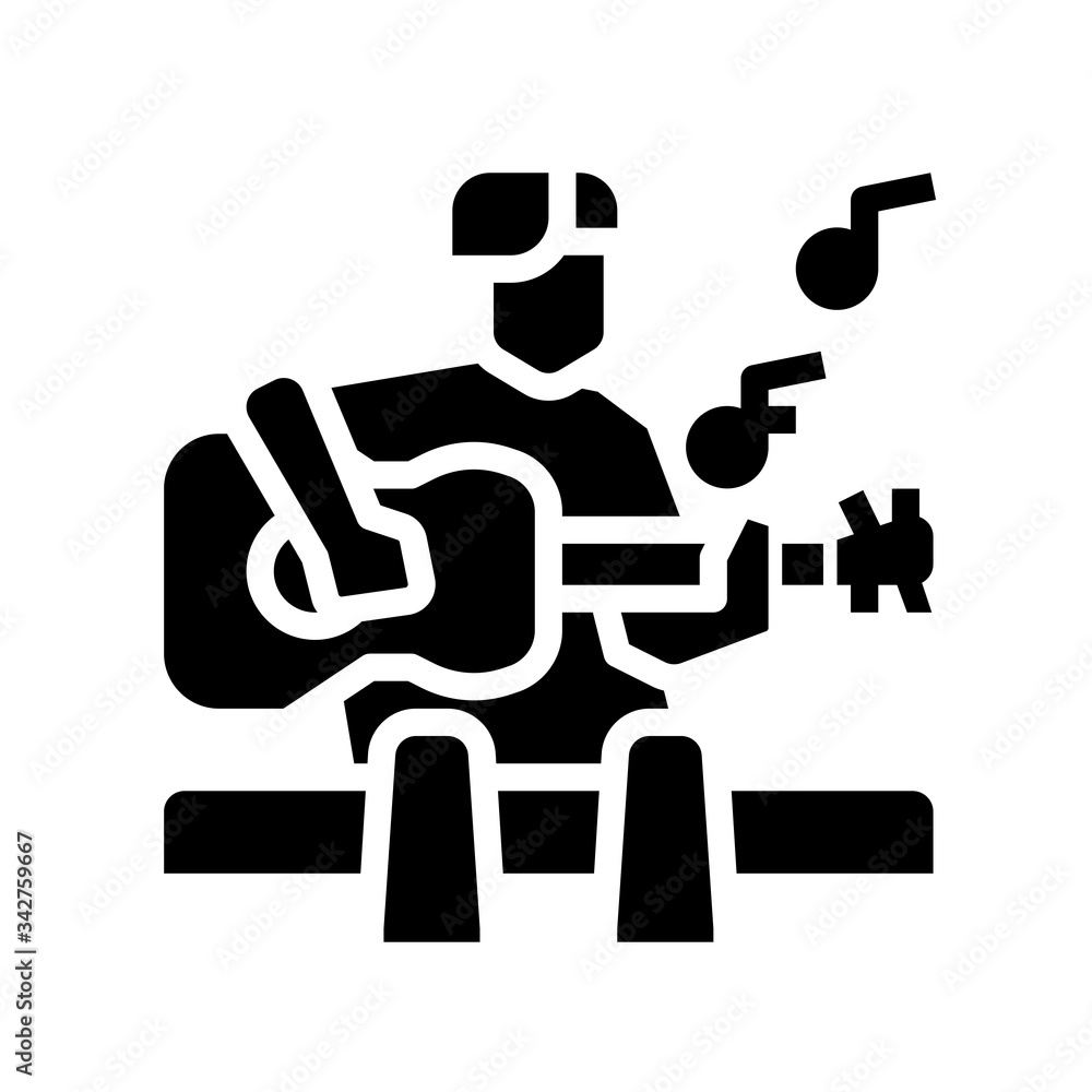 Guitar play acoustic guitar musical man people hobby icon Guitar play acoustic guitar musical man people hobby icon
