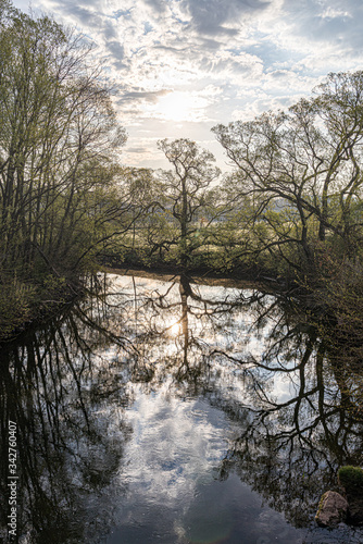 Die Blies im Sonnenaufgang