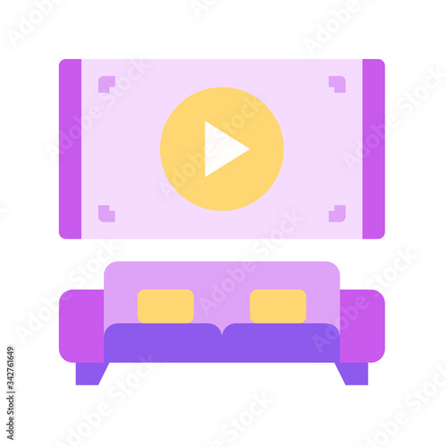 Tv  watch  movie  entertainment  cinema  smart tv  hobby icon