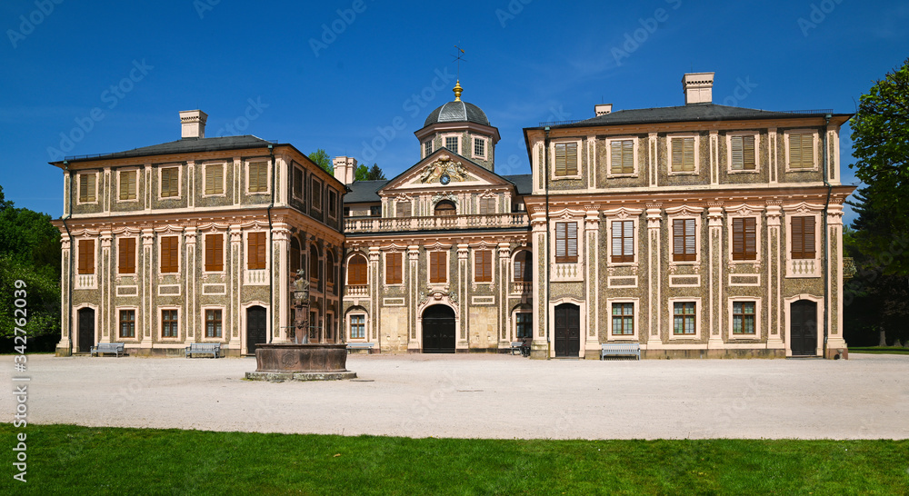 Fototapeta premium Castle Favorite baroque hunting lodge near Baden Baden, Germany, Europe