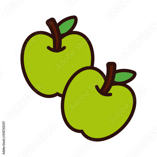 apple fresh fruit line and fill style