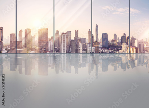 skyline city background © anuchit2012