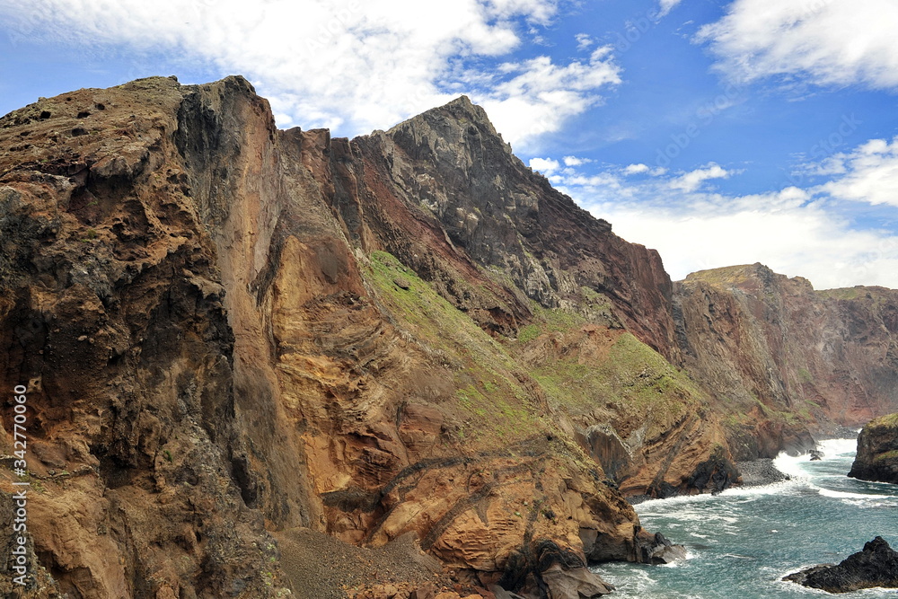 Madeira. Volcanic Island in the Atlantic Ocean. Thousands of tourists come to Madeira every year to see the beauty of this island.