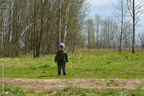 Boy in the forest