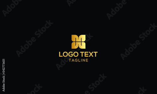 DC, H Letter logo design template vector Sign Symbol Monogram photo