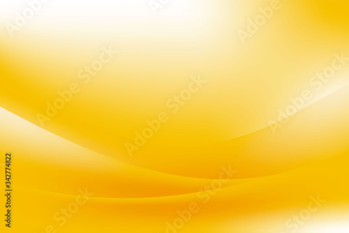 Abstract Fresh Blurry Yellow Smooth Curve Background Design Template Vector