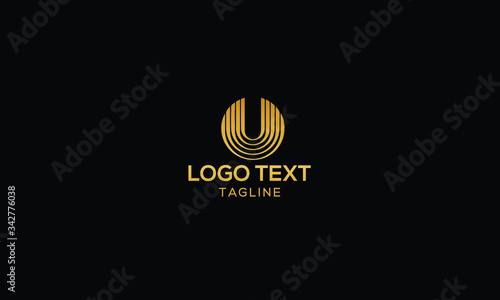 UU logo design template vector Sign Symbol Monogram photo