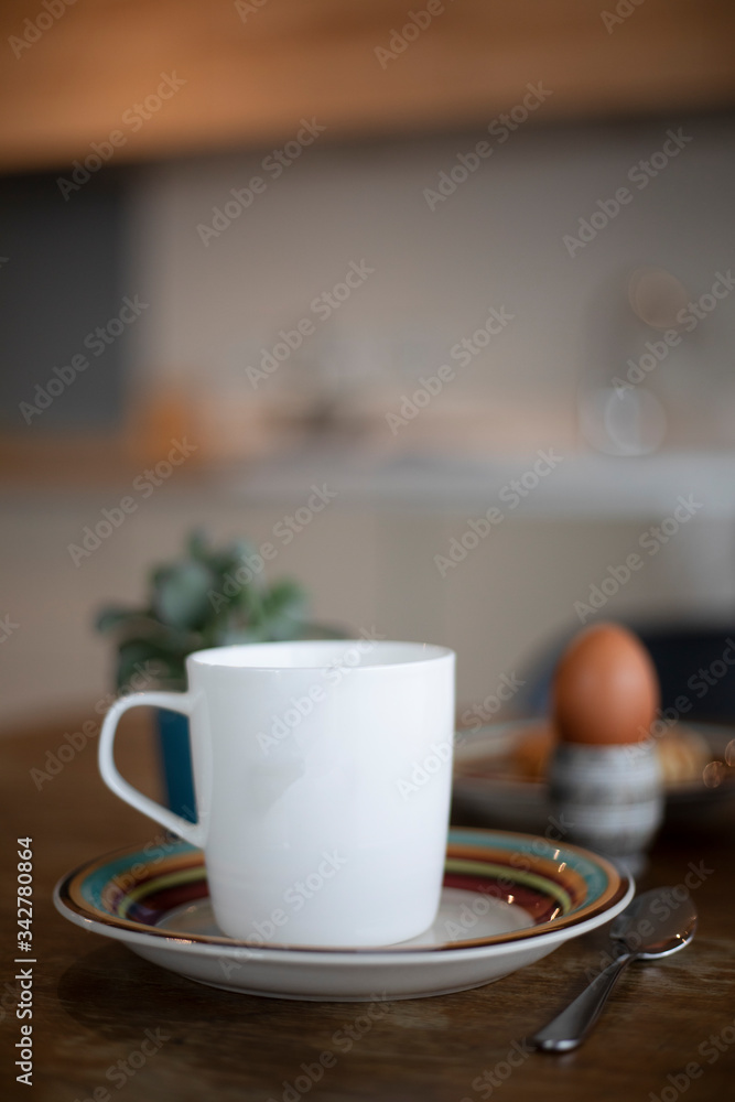 Obraz premium Breakfast on the table at home