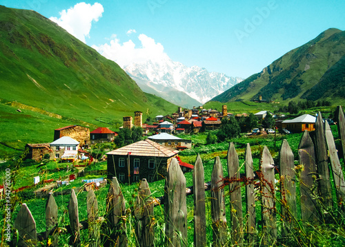 ushguli. svaneti. travel in georgia