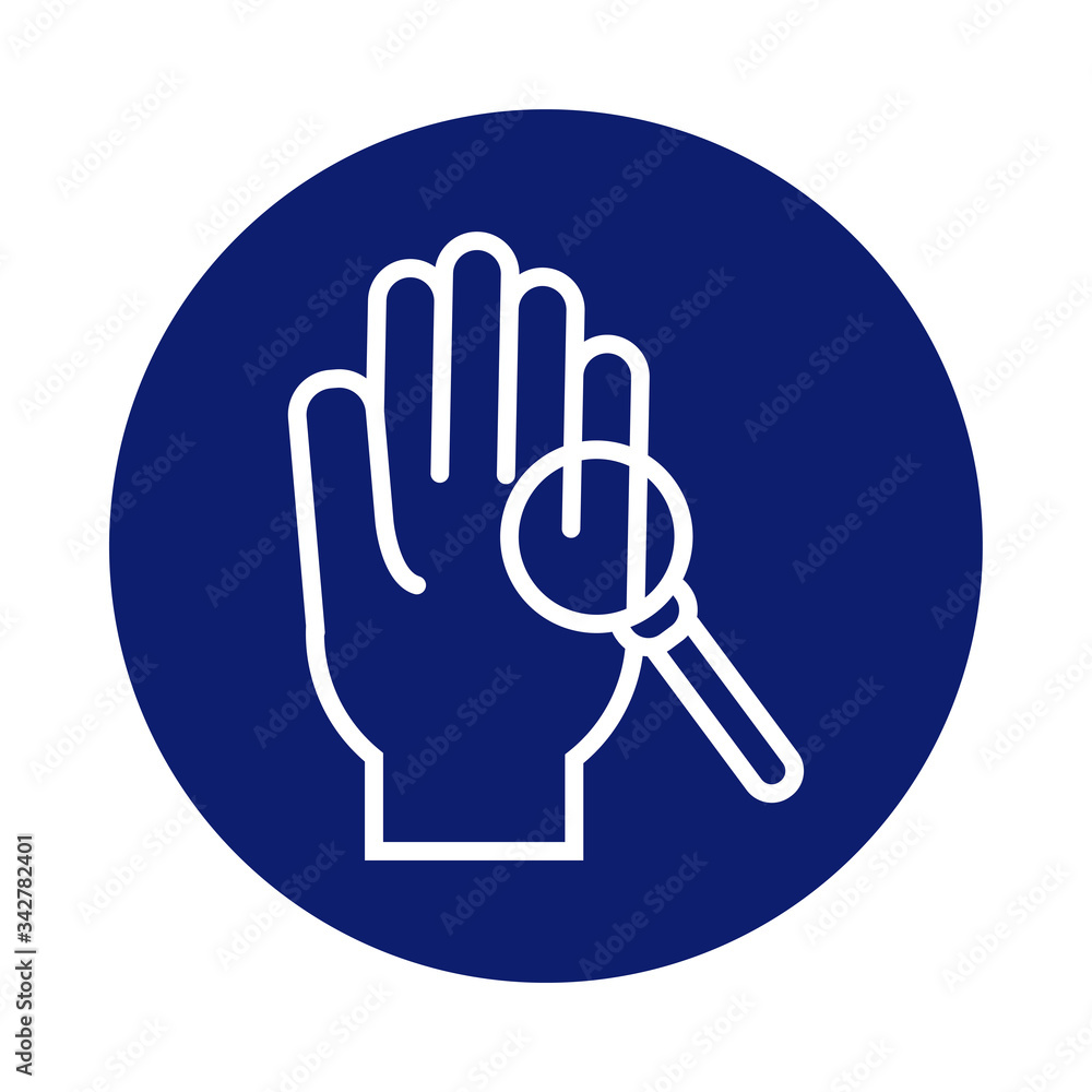hand washing with magnifying glass block style hand washing with magnifying glass block style