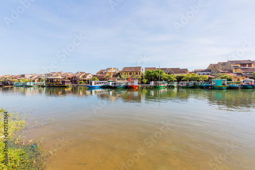 view of Hoi An ancient town, UNESCO world heritage, at Quang Nam province. Vietnam. Hoi An is one of the most popular destinations in Vietnam © Hien Phung