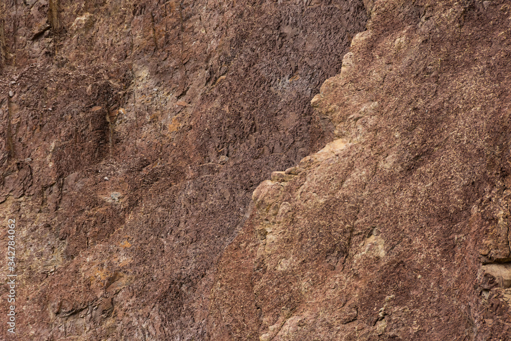 sand wall in lime red canyon, dry arid soil due to lack of water sand wall in lime red canyon, dry arid soil due to lack of water
