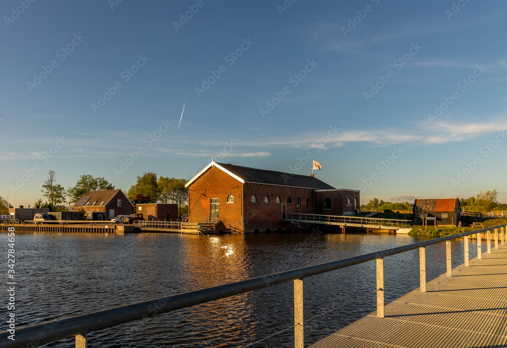 Machineroom at Kinderdijk, the Netherlands