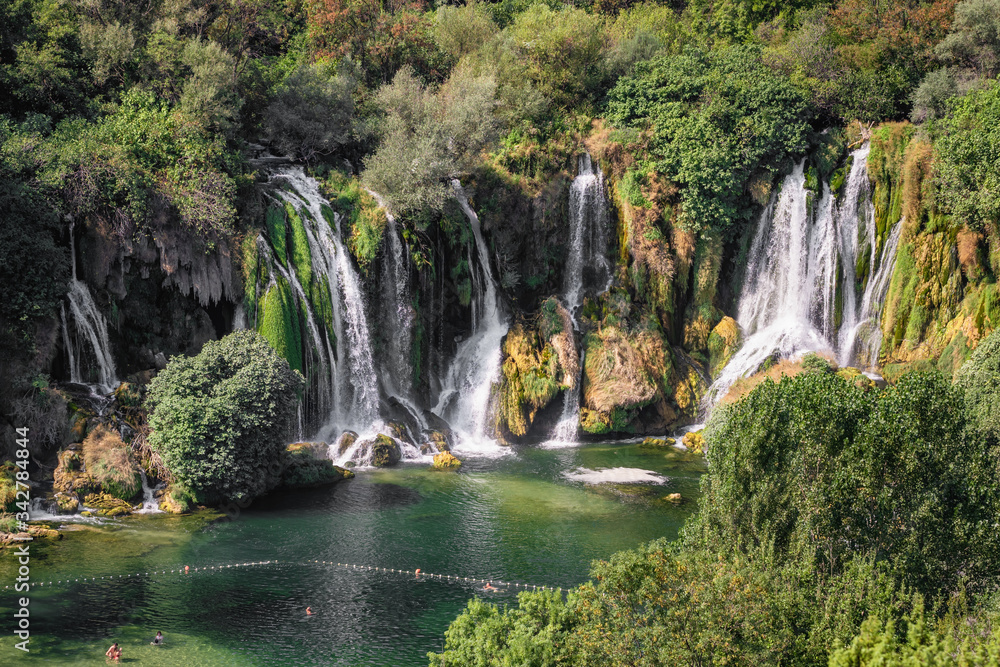 Kravica waterfall on Trebizat river, Bosnia and Herzegovina