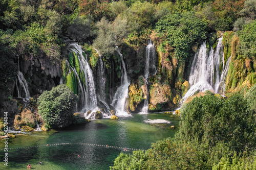 Kravica waterfall on Trebizat river, Bosnia and Herzegovina