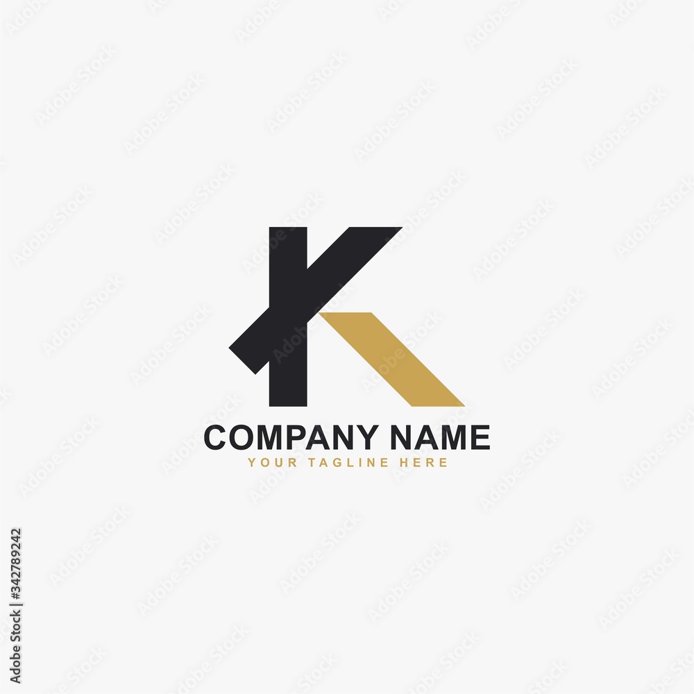 Real estate logo design. Letter K house abstract symbol. Outline the home icon vector. Real estate logo design. Letter K house abstract symbol. Outline the home icon vector.