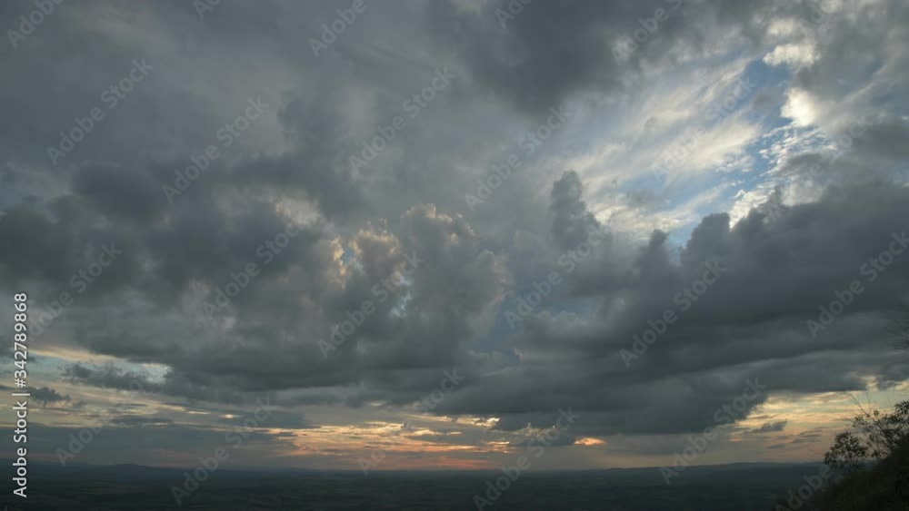 Sunset in the Mountains in Brazil