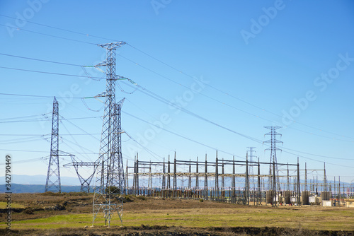 Electrical substation and power line