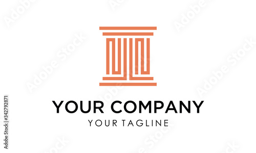 initial N law firm logo