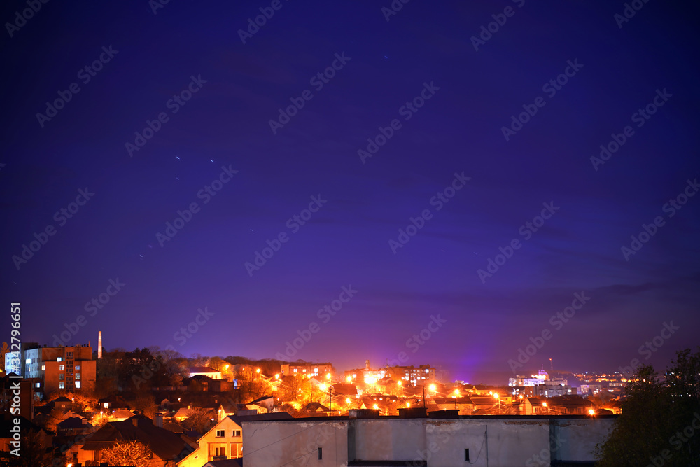 Fototapeta premium night view of the city