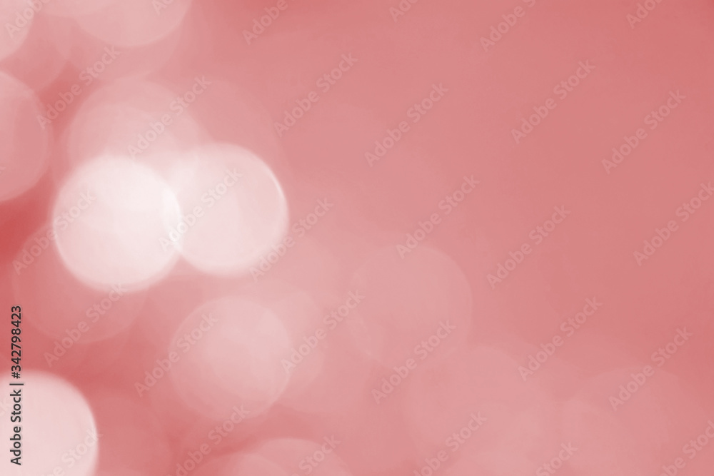 Defocused abstract red lights background. Beautiful theme for Christmas decoration and design, family relationship, love, holiday, fun and good mood. Luxury celebration. Copy space.
