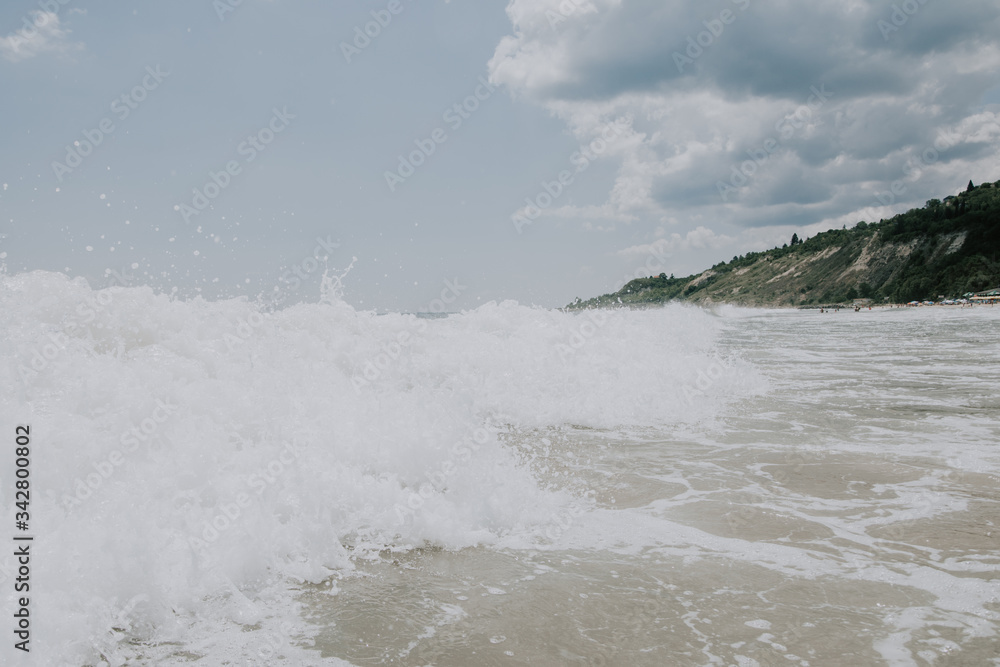 Fototapeta premium sea wave close up