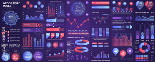 Bundle infographic UI, UX, KIT elements with charts, diagrams, workflow, flowchart, timeline, online statistics, marketing icons elements design template. Vector info graphics and infographics set.