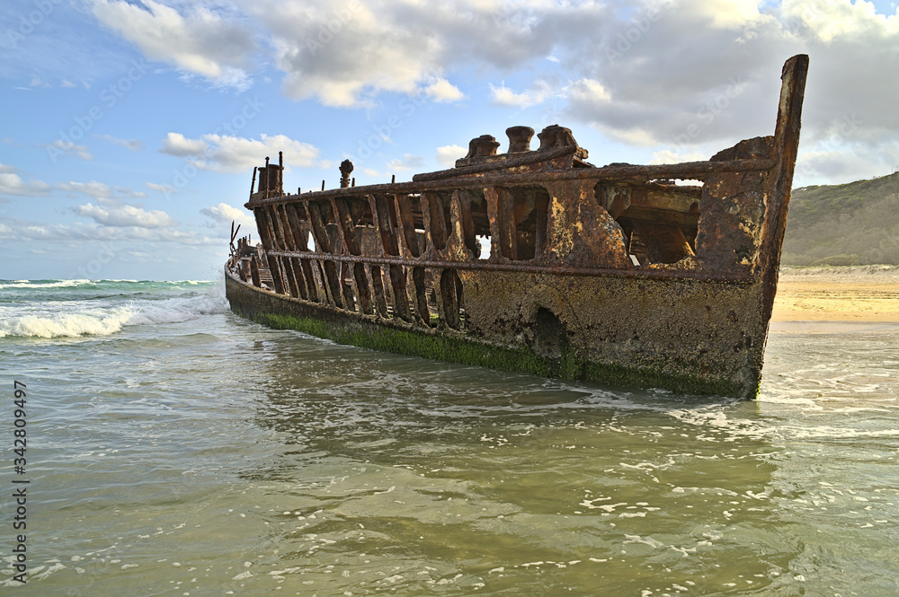 S.S. Maheno ship wreck on Frazer Island