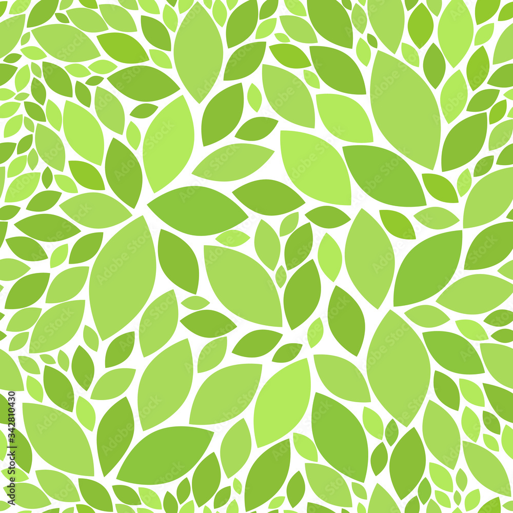 Green Leaves Seamless Pattern. Green Leaves Seamless Pattern.