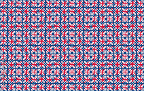 Union Jack seamless pattern background