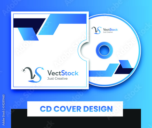 Cd or dvd cover template design